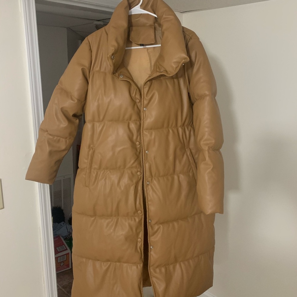 Oversized Calf Length Puffer Coat